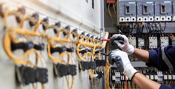 Professional Electrical Panel Upgrade technician working in Benton County County, WA